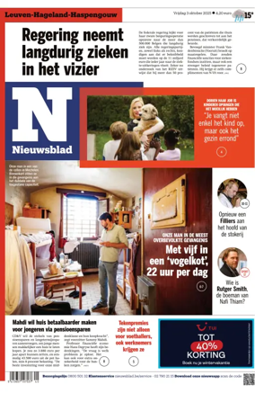 Cover of Het Nieuwsblad