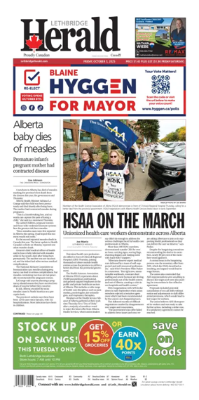 Cover of Lethbridge Herald