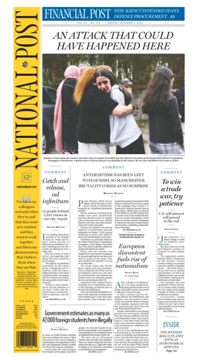 Cover of National Post - (National Edition)