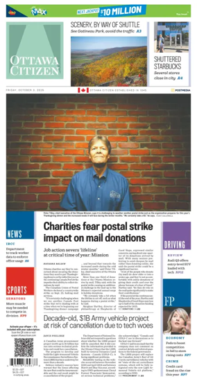 Cover of Ottawa Citizen