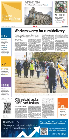 Cover of Regina Leader-Post