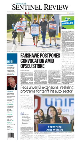 Cover of Sentinel-Review (Woodstock)