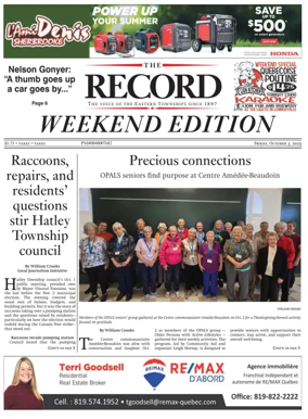 Cover of Sherbrooke Record