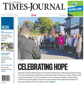 Cover of St. Thomas Times-Journal