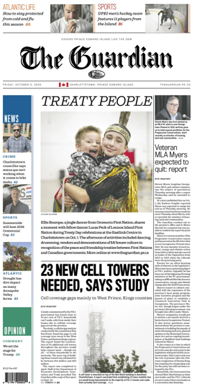 Cover of The Guardian (Charlottetown)