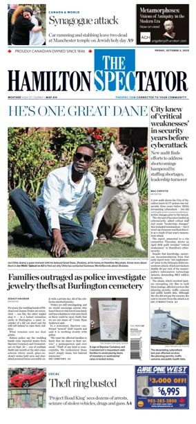 Cover of The Hamilton Spectator