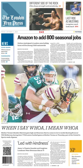 Cover of The London Free Press