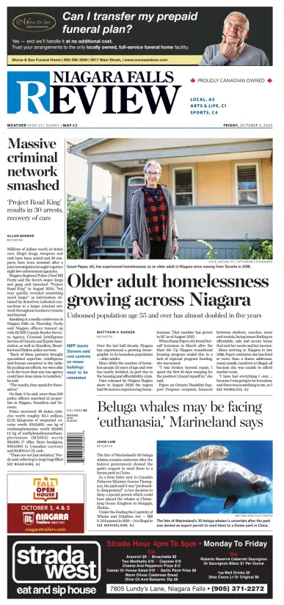 Cover of The Niagara Falls Review