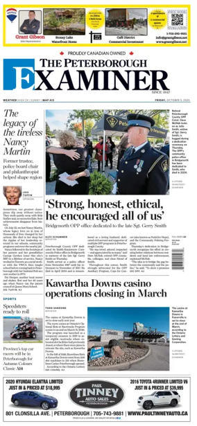 Cover of The Peterborough Examiner
