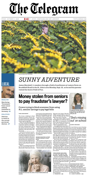 Cover of The Telegram (St. Johnâ€™s)