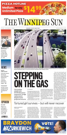Cover of Winnipeg Sun