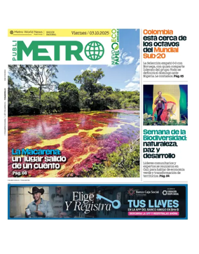 Cover of Publimetro Colombia