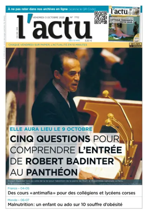 Cover of L'actu
