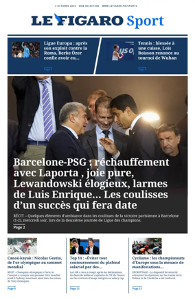 Cover of Le Figaro Sport