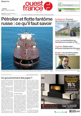 Cover of Ouest France (Laval)