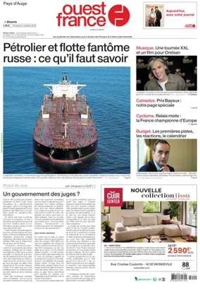 Cover of Ouest France (Pays d'Auge)
