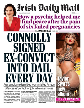 Cover of Irish Daily Mail