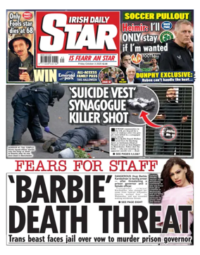 Cover of Irish Daily Star