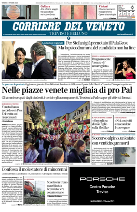 Cover of Corriere del Veneto (Treviso e Belluno)