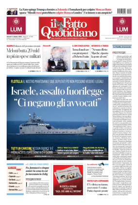 Cover of Il Fatto Quotidiano