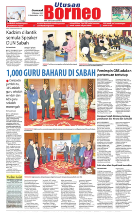 Cover of Utusan Borneo (Sabah)