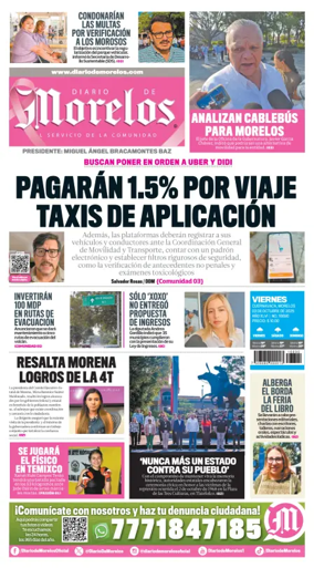 Cover of Diario de Morelos