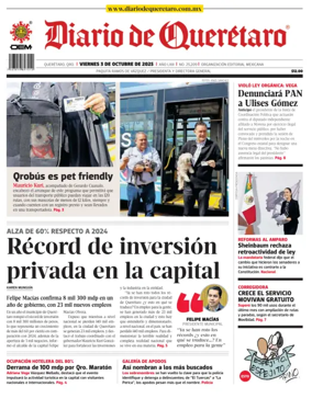 Cover of Diario de Queretaro