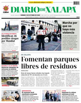 Cover of Diario de Xalapa