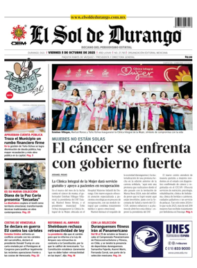 Cover of El Sol de Durango