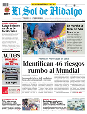 Cover of El Sol de Hidalgo