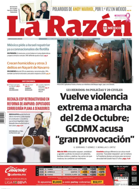 Cover of La Razón de México