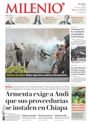 Cover of Milenio Puebla