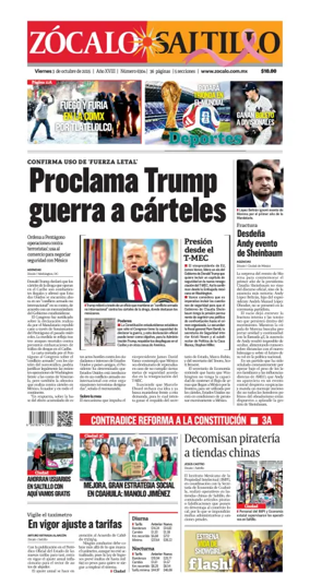 Cover of Zócalo Saltillo