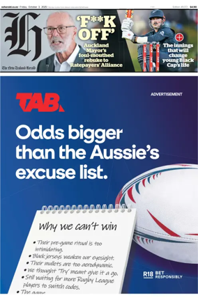 Cover of The New Zealand Herald