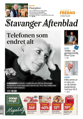 Cover of Stavanger Aftenblad
