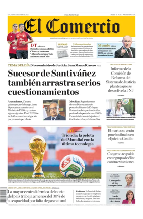 Cover of Diario El Comercio