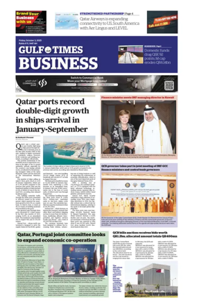 Cover of Gulf Times Business