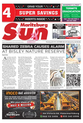 Cover of Maritzburg Sun (South Africa)