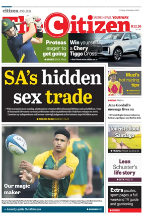 Cover of The Citizen (KZN)