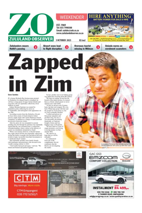 Cover of Zululand Observer - Weekender