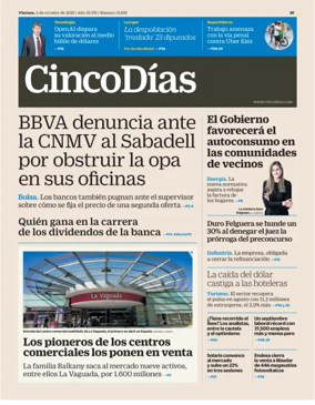 Cover of Cinco Días