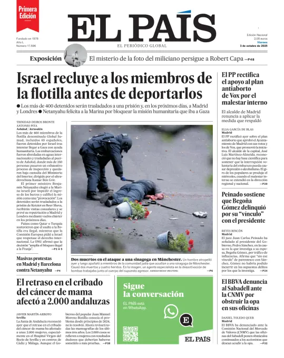 Cover of El País (1ª Edición)