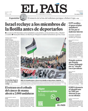 Cover of El País (Catalunya)