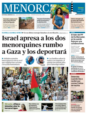 Cover of Menorca Diario Insular