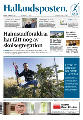 Cover of Hallandsposten