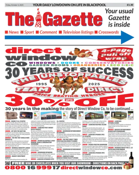 Cover of Blackpool Gazette