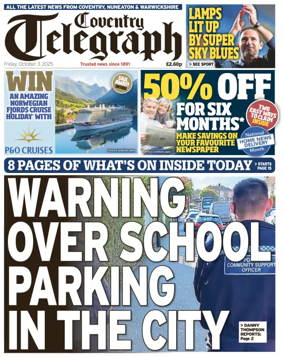 Cover of Coventry Telegraph