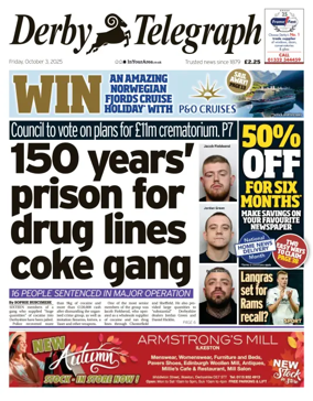 Cover of Derby Telegraph