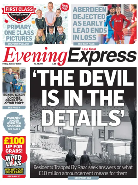 Cover of Evening Express (Extra Edition)