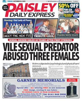 Cover of Paisley Daily Express